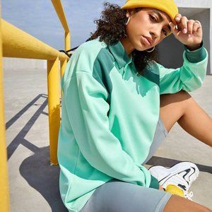 NWOT Street Sport Color Block Sports Sweatshirt